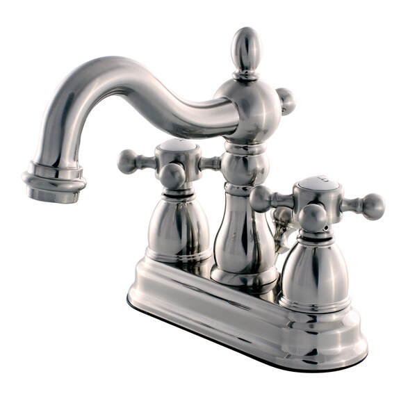 4" Centerset Bathroom Faucet, Brushed Nickel